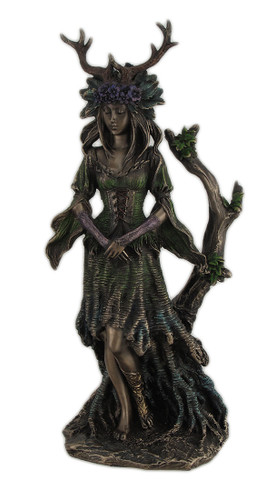 Guardian Goddess of the Trees Bronze Finished Statue Main image