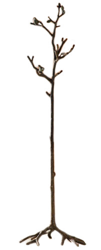 Bronze Finish Metal Lovebird Coat Rack Main image