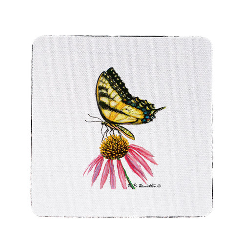 Betsy Drake Tiger Swallowtail Coaster Set of 4 Main image