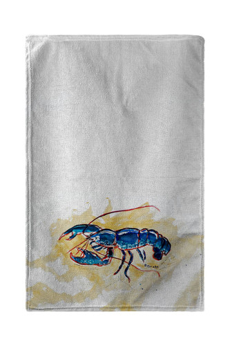 Betsy Drake Blue Lobster Kitchen Towel Main image