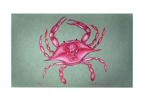 Betsy Drake Pink Crab 30 Inch By 50 Inch Comfort Floor Mat Main image