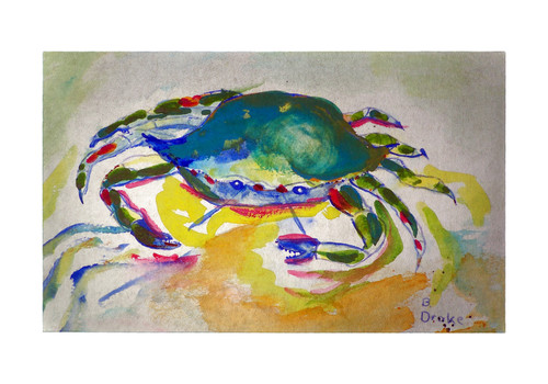 Betsy Drake Green Crab 30 X 50 Inch Comfort Floor Mat Main image