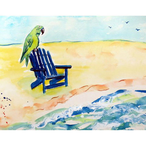 Betsy Drake Parrot and Chair 30 X 50 Inch Comfort Floor Mat Main image