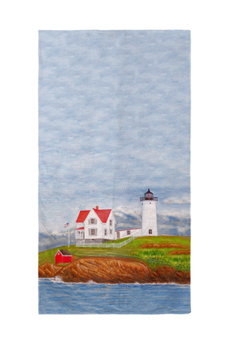 Betsy Drake Nubble Lighthouse Beach Towel Main image