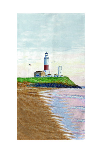 Betsy Drake Montauk Lighthouse Beach Towel Main image