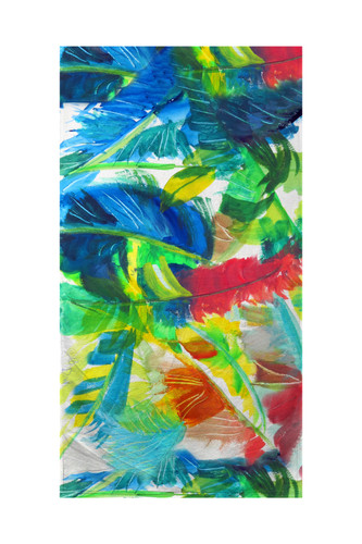 Betsy Drake Abstract Palms Beach Towel Main image