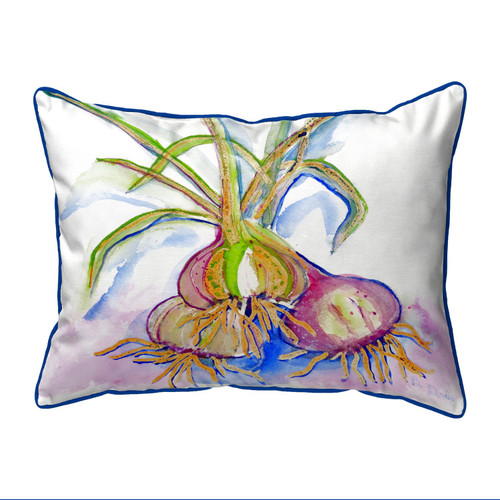 Betsy Drake Vidalia Onions Extra Large Zippered Indoor/Outdoor Pillow 20x24 Main image