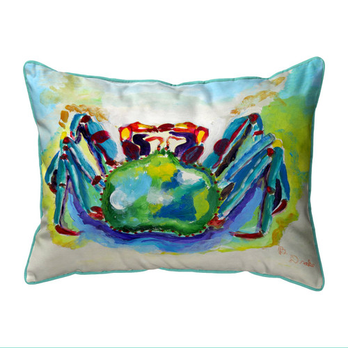 Betsy Drake King Crab Large Indoor/Outdoor Pillow 16x20 Main image