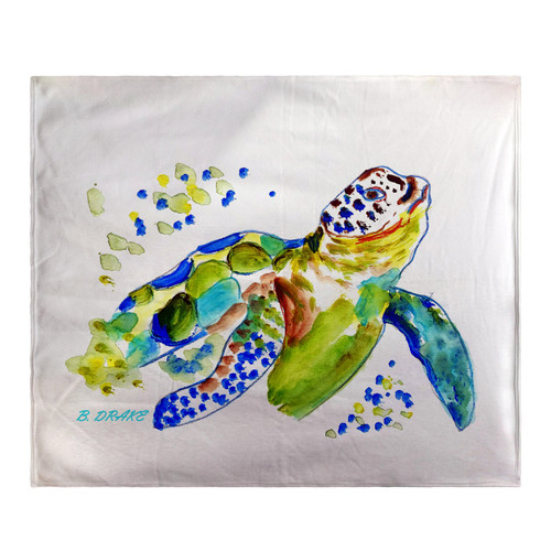 Betsy Drake Baby Sea Turtle Throw Main image