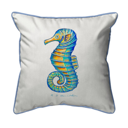 Betsy Drake Ray's Seahorse Large Pillow 18x18 Main image