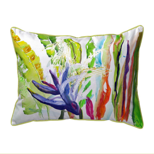 Betsy Drake Abstract Bird of Paradise Extra Large Pillow 20x24 Main image