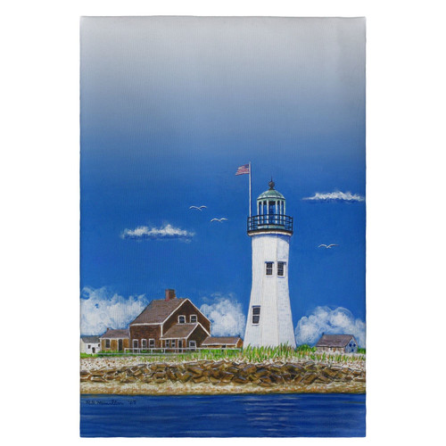 Betsy Drake Scituate Lighthouse Guest Towel Main image