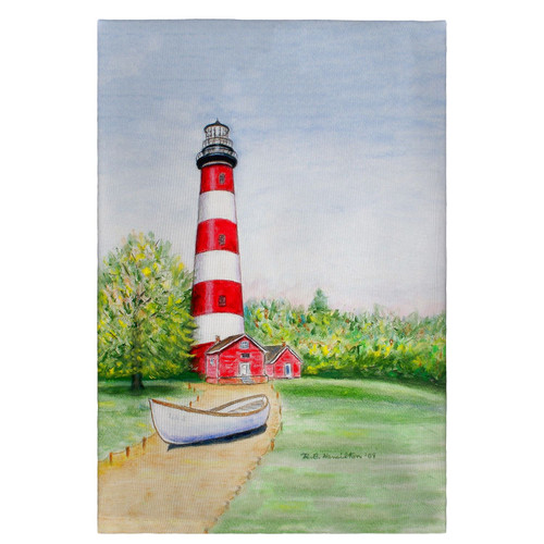 Betsy Drake Chincoteague Lighthouse Guest Towel Main image