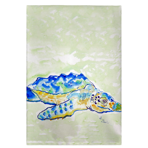 Betsy Drake Loggerhead Turtle Guest Towel Main image