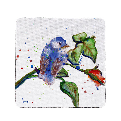 Betsy Drake Betsy's Blue Bird Coaster Set of 4 Main image