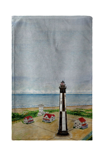 Betsy Drake Cape Henry Lighthouse Beach Towel Main image