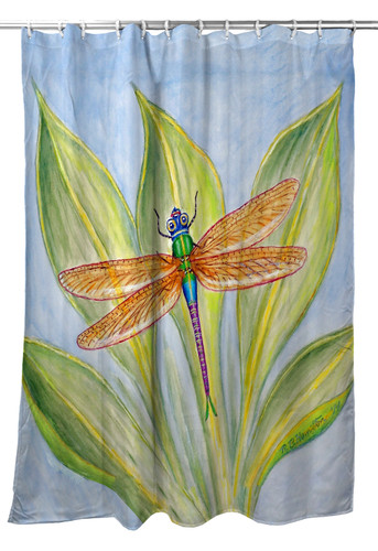 Betsy Drake Dragonfly Shower Curtain Main image