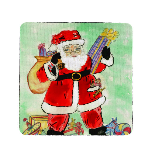 Betsy Drake Santa Claus Coaster Set of 4 Main image