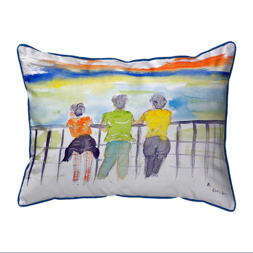 Betsy Drake Ladies Looking Extra Large 20 X 24 Indoor / Outdoor Pillow Main image