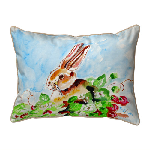 Betsy Drake Jack Rabbit Left  Indoor/Outdoor Extra Large Pillow 20x24 Main image