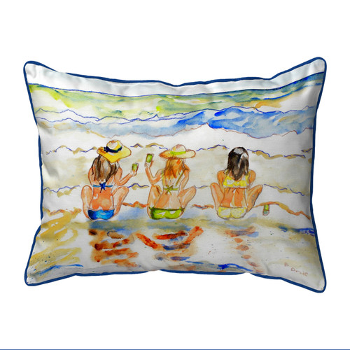Betsy Drake Bottoms Up Beach Extra Large 20 X 24 Indoor / Outdoor Pillow Main image