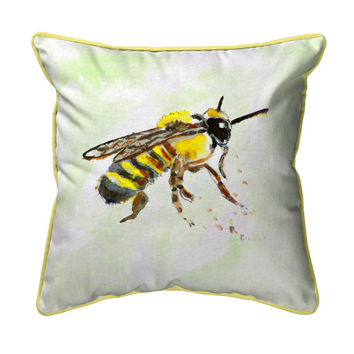 Betsy Drake Bee Extra Large Zippered Pillow 22x22 Main image