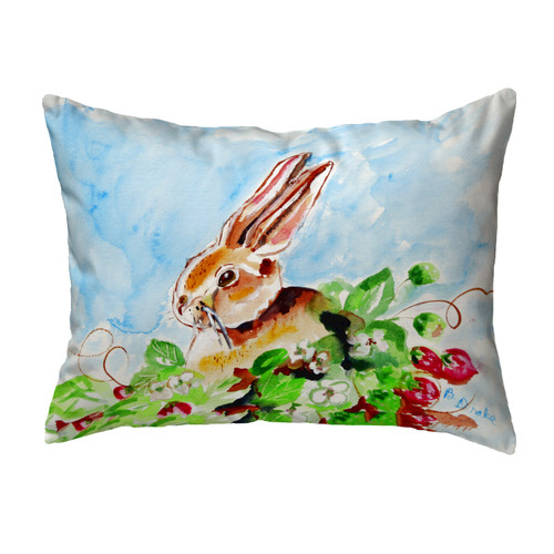 Betsy Drake Jack Rabbit Left No Cord Pillow 16x20 Main image