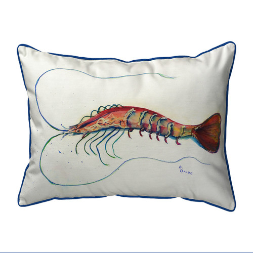 Betsy Drake Betsy's Shrimp Extra Large 20 X 24 Indoor / Outdoor Pillow Main image