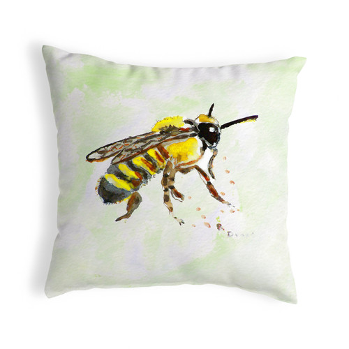 Betsy Drake Bee No Cord Pillow 18x18 Main image