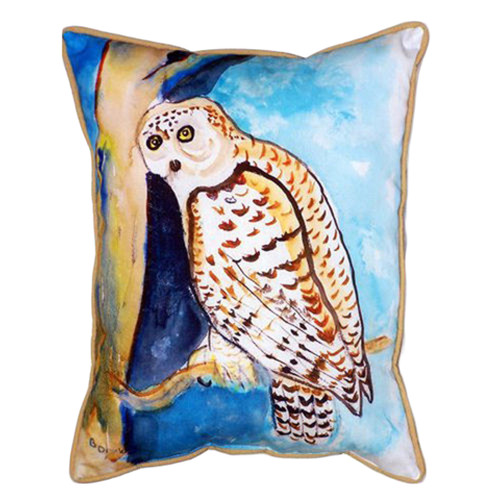 Betsy Drake Betsy's Owl Extra Large 24 X 20 Indoor / Outdoor Pillow Main image