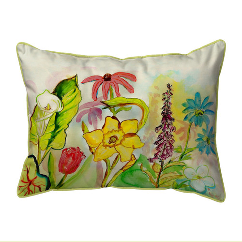 Betsy Drake Betsy's Garden Extra Large 20 X 24 Indoor / Outdoor Pillow Main image