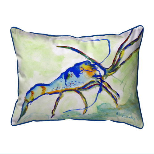 Betsy Drake Florida Lobster Small Pillow 11x14 Main image