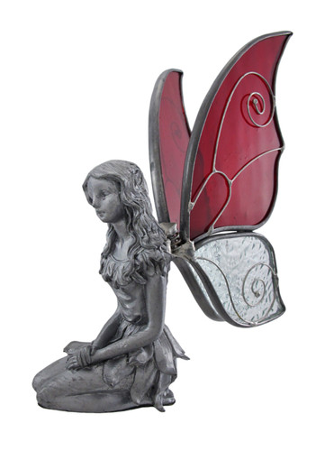 Kneeling Fairies Pewter Figurines Main image