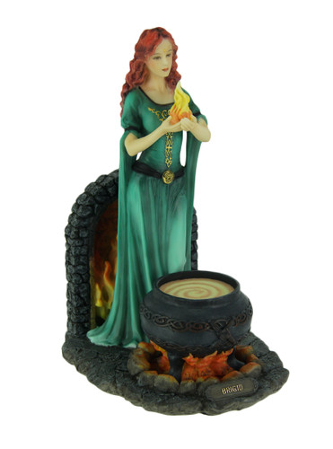 Brigid the Goddess of Hearth and Home Holding the Sacred Flame Main image