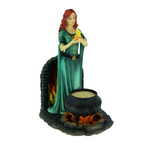 Brigid the Goddess of Hearth and Home Holding the Sacred Flame Main image