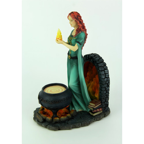 Brigid the Goddess of Hearth and Home Holding the Sacred Flame Additional image