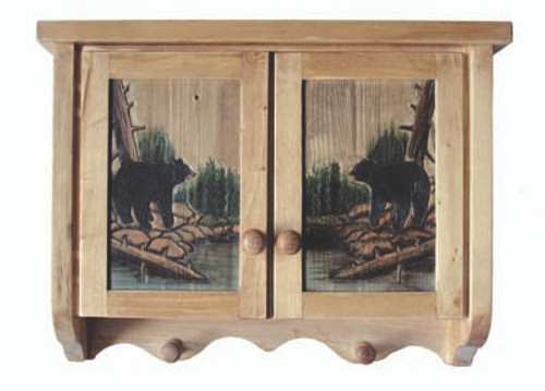 Walking Bear Wall Cabinet – 24" x 18" x 5" Main image