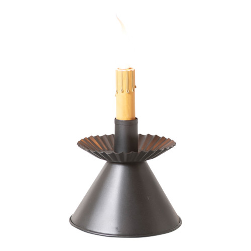 Smokey Black Cone Accent Table Lamp 7.25in Indoor Corded Light E12 Socket Main image