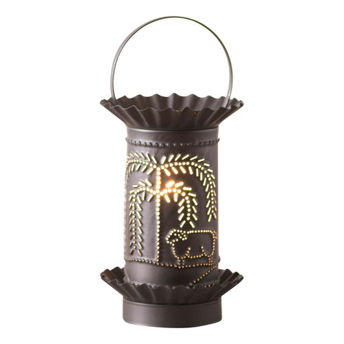 Kettle Black Electric Tart Warmer Lamp 9in Willow Sheep Wax Melter Tabletop Main image