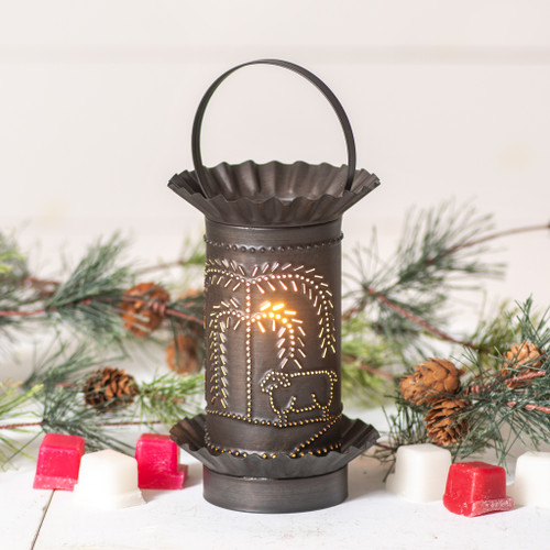 Kettle Black Electric Tart Warmer Lamp 9in Willow Sheep Wax Melter Tabletop Additional image