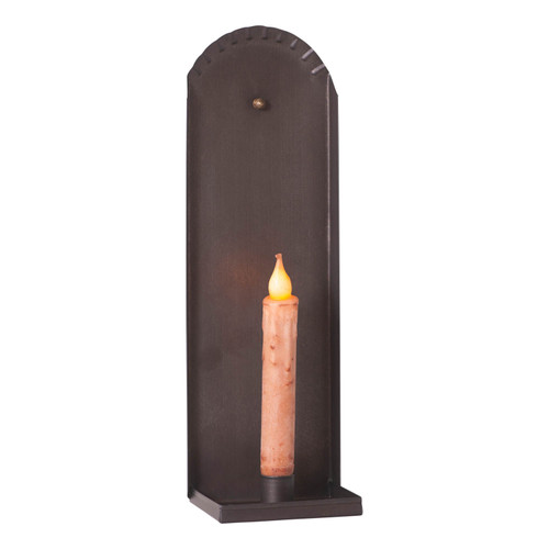 Georgetown Colonial Tin Candle Sconce 14 Inch Metal Wall Candle Holder Main image
