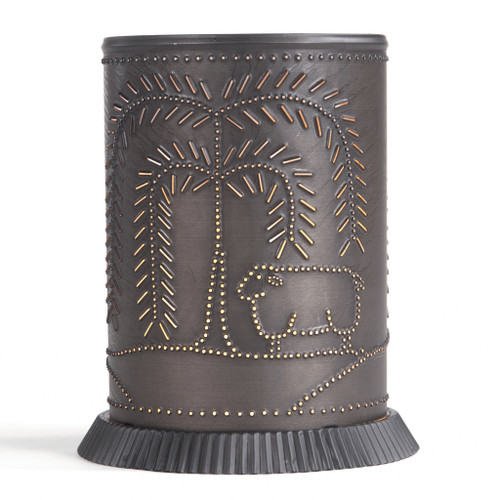 Willow Sheep Candle Warmer Lamp Kettle Black Electric Jar Melter 8.75 In Main image