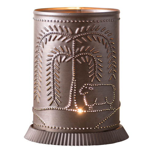 Willow Sheep Candle Warmer Lamp Kettle Black Electric Jar Melter 8.75 In Main image
