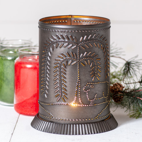 Willow Sheep Candle Warmer Lamp Kettle Black Electric Jar Melter 8.75 In Additional image
