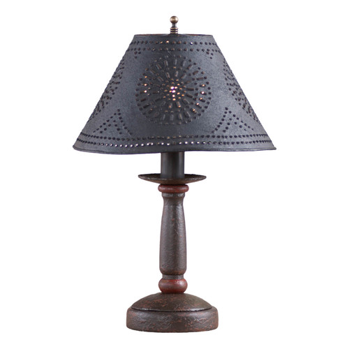 Butcher's Lamp in Americana Black with Shade Main image