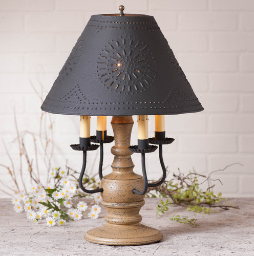 Cedar Creek Lamp in Americana Pearwood with Shade Additional image