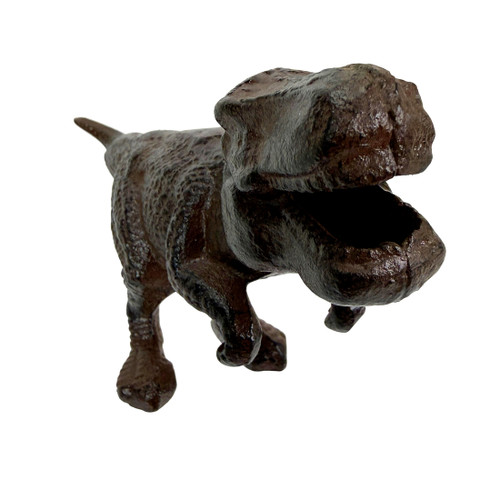 Cast Iron Dinosaur Bookends Set of 2 Brown T-Rex Decorative 8.5 In Additional image