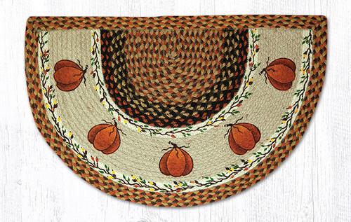 Earth Rugs SCP-222 Harvest Pumpkin Printed Slice 18" x 29" Main image