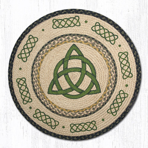 Earth Rugs RP-116 Irish Knot Round Patch 27" x 27" Main image