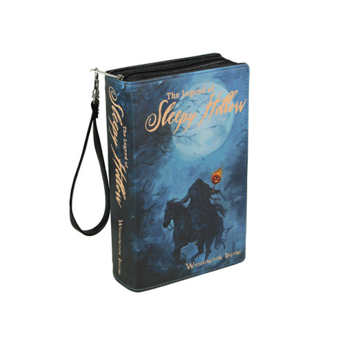 Sleepy Hollow Book Clutch with Strap, Gothic Fashion for Classic Horror Fans Main image